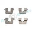 Kit d'accessoires, plaquette de frein à disque RAP BRAKES R-U0376 - Visuel 2