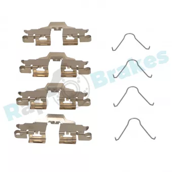 Kit d'accessoires, plaquette de frein à disque RAP BRAKES R-U0375