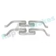 Kit d'accessoires, plaquette de frein à disque RAP BRAKES R-U0374 - Visuel 2
