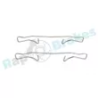 Kit d'accessoires, plaquette de frein à disque RAP BRAKES R-U0373 - Visuel 1