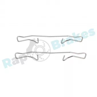Kit d'accessoires, plaquette de frein à disque RAP BRAKES R-U0373