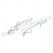 Kit d'accessoires, plaquette de frein à disque RAP BRAKES R-U0373 - Visuel 2