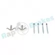 Kit d'accessoires, plaquette de frein à disque RAP BRAKES R-U0372 - Visuel 1