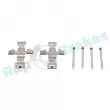 Kit d'accessoires, plaquette de frein à disque RAP BRAKES R-U0371 - Visuel 1