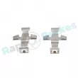 Kit d'accessoires, plaquette de frein à disque RAP BRAKES R-U0371 - Visuel 2