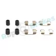 Kit d'accessoires, plaquette de frein à disque RAP BRAKES R-U0367 - Visuel 1