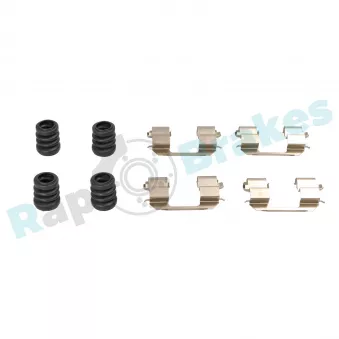 Kit d'accessoires, plaquette de frein à disque RAP BRAKES R-U0367