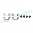 Kit d'accessoires, plaquette de frein à disque RAP BRAKES R-U0365 - Visuel 1