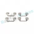 Kit d'accessoires, plaquette de frein à disque RAP BRAKES R-U0365 - Visuel 2