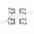 Kit d'accessoires, plaquette de frein à disque RAP BRAKES R-U0363 - Visuel 3