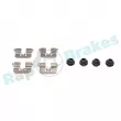 Kit d'accessoires, plaquette de frein à disque RAP BRAKES R-U0361 - Visuel 1