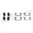 Kit d'accessoires, plaquette de frein à disque RAP BRAKES R-U0358 - Visuel 1