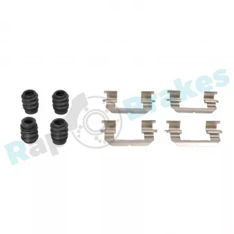 Kit d'accessoires, plaquette de frein à disque RAP BRAKES R-U0358