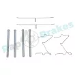 Kit d'accessoires, plaquette de frein à disque RAP BRAKES R-U0355 - Visuel 1