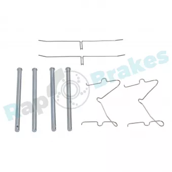 Kit d'accessoires, plaquette de frein à disque RAP BRAKES R-U0355