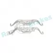 Kit d'accessoires, plaquette de frein à disque RAP BRAKES R-U0354 - Visuel 2