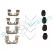 Kit d'accessoires, plaquette de frein à disque RAP BRAKES R-U0351 - Visuel 1