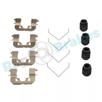 Kit d'accessoires, plaquette de frein à disque RAP BRAKES R-U0351