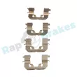 Kit d'accessoires, plaquette de frein à disque RAP BRAKES R-U0351 - Visuel 2