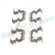 Kit d'accessoires, plaquette de frein à disque RAP BRAKES R-U0351 - Visuel 3
