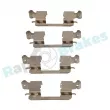 Kit d'accessoires, plaquette de frein à disque RAP BRAKES R-U0350 - Visuel 2
