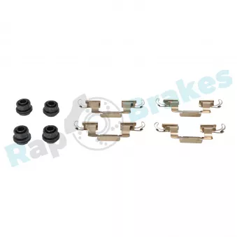 Kit d'accessoires, plaquette de frein à disque RAP BRAKES R-U0349