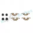 Kit d'accessoires, plaquette de frein à disque RAP BRAKES R-U0348 - Visuel 1