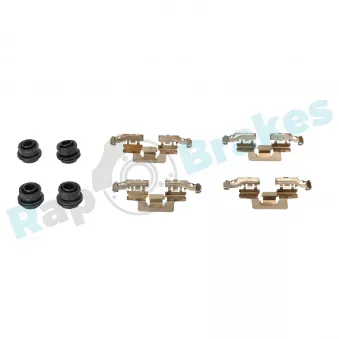 Kit d'accessoires, plaquette de frein à disque RAP BRAKES R-U0348
