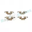 Kit d'accessoires, plaquette de frein à disque RAP BRAKES R-U0348 - Visuel 2