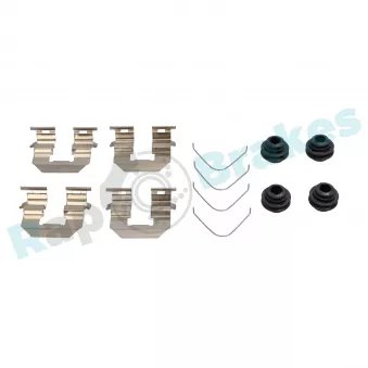 Kit d'accessoires, plaquette de frein à disque RAP BRAKES R-U0347
