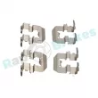 Kit d'accessoires, plaquette de frein à disque RAP BRAKES R-U0347 - Visuel 3