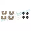 Kit d'accessoires, plaquette de frein à disque RAP BRAKES R-U0346 - Visuel 1