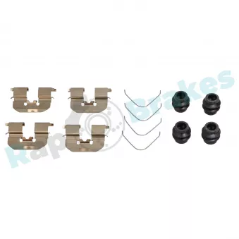 Kit d'accessoires, plaquette de frein à disque RAP BRAKES R-U0346