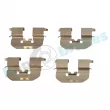 Kit d'accessoires, plaquette de frein à disque RAP BRAKES R-U0346 - Visuel 2