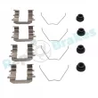 Kit d'accessoires, plaquette de frein à disque RAP BRAKES R-U0342 - Visuel 1