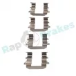 Kit d'accessoires, plaquette de frein à disque RAP BRAKES R-U0342 - Visuel 2