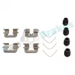 Kit d'accessoires, plaquette de frein à disque RAP BRAKES R-U0340 - Visuel 1