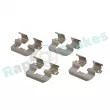 Kit d'accessoires, plaquette de frein à disque RAP BRAKES R-U0340 - Visuel 3