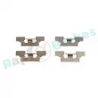 Kit d'accessoires, plaquette de frein à disque RAP BRAKES R-U0336 - Visuel 1