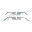 Kit d'accessoires, plaquette de frein à disque RAP BRAKES R-U0335 - Visuel 2