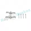 Kit d'accessoires, plaquette de frein à disque RAP BRAKES R-U0332 - Visuel 1