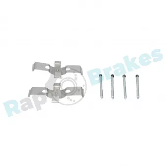 Kit d'accessoires, plaquette de frein à disque RAP BRAKES R-U0332