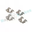 Kit d'accessoires, plaquette de frein à disque RAP BRAKES R-U0331 - Visuel 3