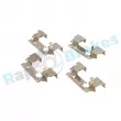 Kit d'accessoires, plaquette de frein à disque RAP BRAKES R-U0330 - Visuel 3