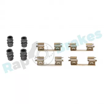 Kit d'accessoires, plaquette de frein à disque RAP BRAKES R-U0327