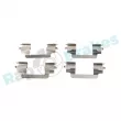 Kit d'accessoires, plaquette de frein à disque RAP BRAKES R-U0325 - Visuel 1