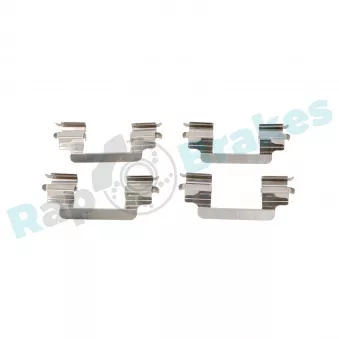 Kit d'accessoires, plaquette de frein à disque RAP BRAKES R-U0325