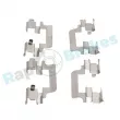 Kit d'accessoires, plaquette de frein à disque RAP BRAKES R-U0325 - Visuel 3