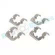 Kit d'accessoires, plaquette de frein à disque RAP BRAKES R-U0324 - Visuel 2