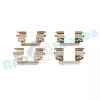 Kit d'accessoires, plaquette de frein à disque RAP BRAKES R-U0323
